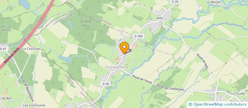 localisation de l'entreprise RAYDELET  CONDAMINE