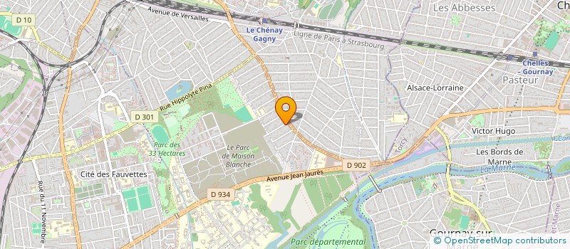 localisation de l'entreprise RAYDEN à NEUILLY-SUR-MARNE