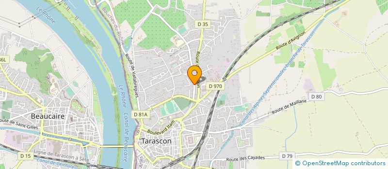 localisation de l'entreprise RAYES YOHAN  TARASCON