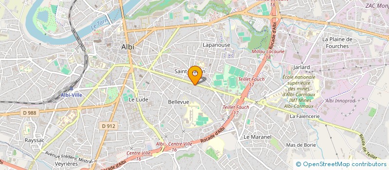 localisation de l'entreprise RAYET FAMILY à ALBI