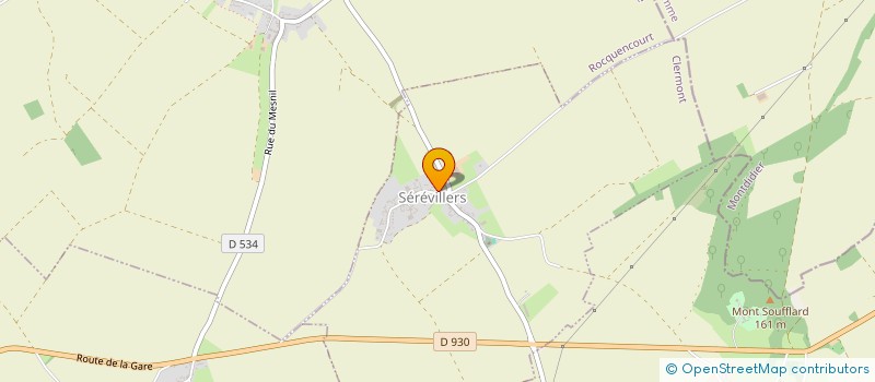 localisation de l'entreprise RAYEZ  SEREVILLERS