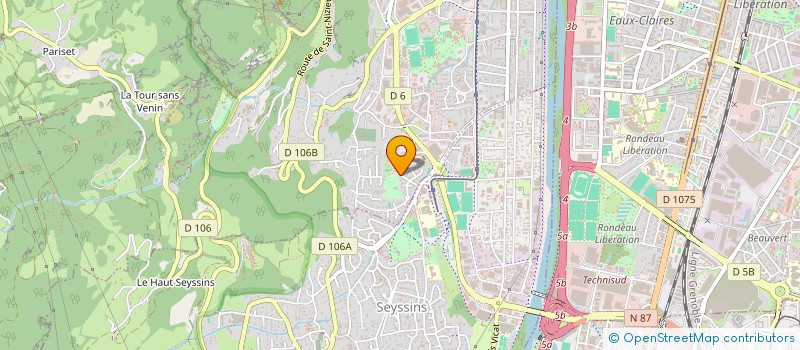 localisation de l'entreprise RAYFINCH  SEYSSINET-PARISET