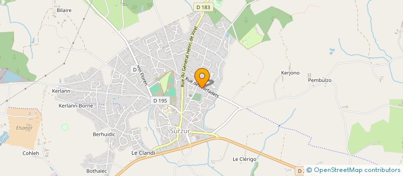 localisation de l'entreprise RAYFRAY  SURZUR