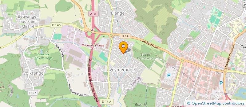 localisation de l'entreprise RAYG57 à THIONVILLE