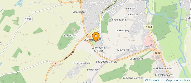 localisation de l'entreprise RAYHA  LOCHES