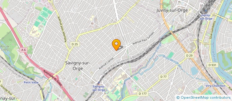 localisation de l'entreprise RAYJOS  SAVIGNY-SUR-ORGE
