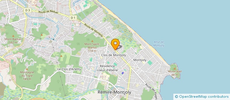 localisation de l'entreprise RAYKARCHA  REMIRE-MONTJOLY