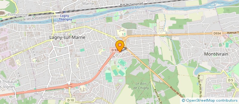 localisation de l'entreprise RAYKI SUPERMARCHE  LAGNY-SUR-MARNE