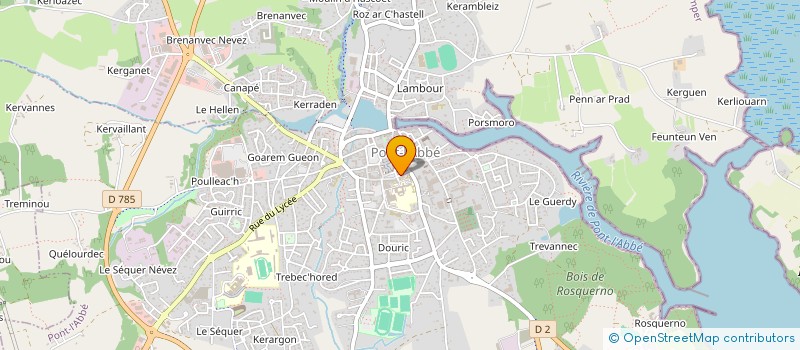 localisation de l'entreprise RAYKO  PONT-L'ABBE