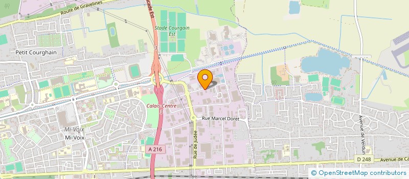 localisation de l'entreprise RAYLAM  CALAIS