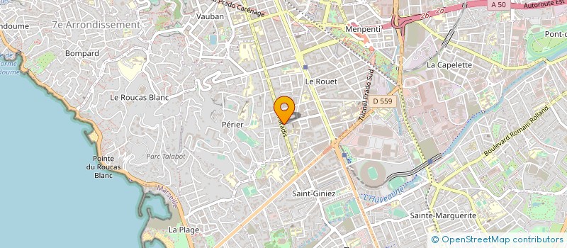 localisation de l'entreprise RAYLET à MARSEILLE