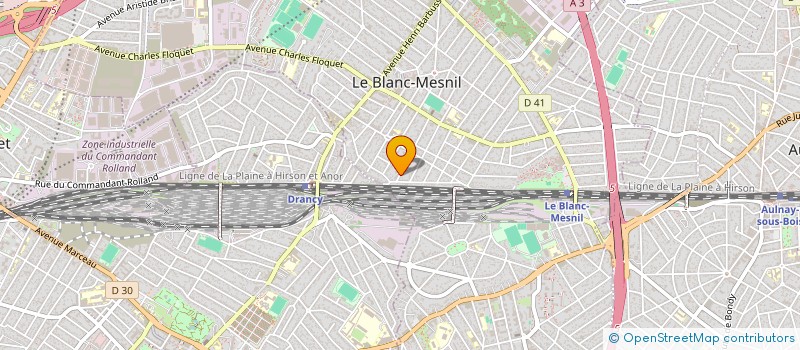 localisation de l'entreprise RAYLINA TRADING  LE BLANC-MESNIL