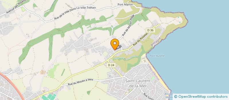 localisation de l'entreprise RAYLOG à PLERIN
