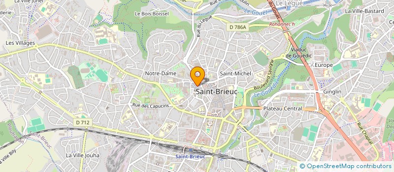 localisation de l'entreprise RAYM à SAINT-BRIEUC