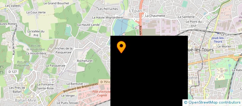 localisation de l'entreprise RAYMI à JOUE-LES-TOURS