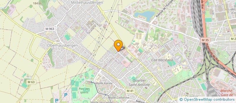 localisation de l'entreprise RAYMOND  OBERHAUSBERGEN