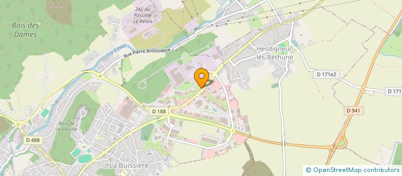 localisation de l'entreprise RAYMOND à BRUAY-LA-BUISSIERE