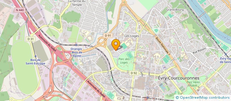 localisation de l'entreprise RAYMOND & CO à EVRY-COURCOURONNES