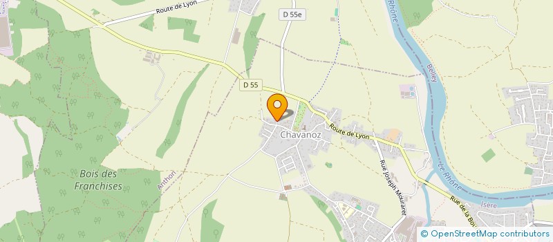 localisation de l'entreprise RAYMOND DESCHAMPS CONSEILS  CHAVANOZ