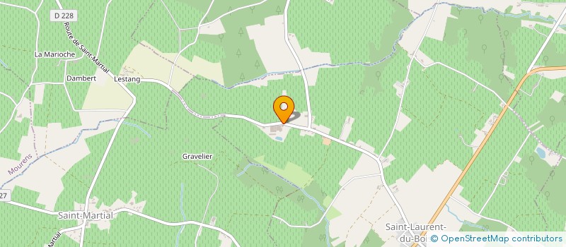 localisation de l'entreprise RAYMOND DEVELOPPEMENT  SAINT-LAURENT-DU-BOIS