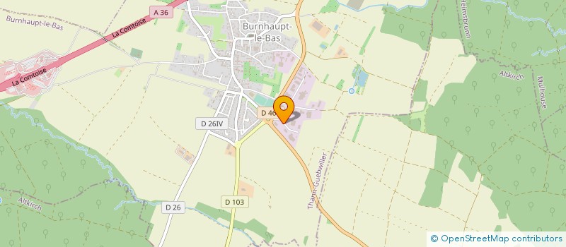 localisation de l'entreprise RAYMOND HAAS à BURNHAUPT-LE-BAS