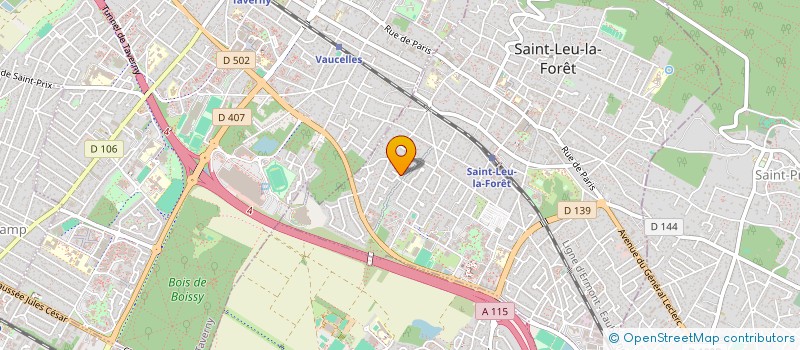 localisation de l'entreprise RAYMOND HARA CONSEIL  SAINT-LEU-LA-FORET