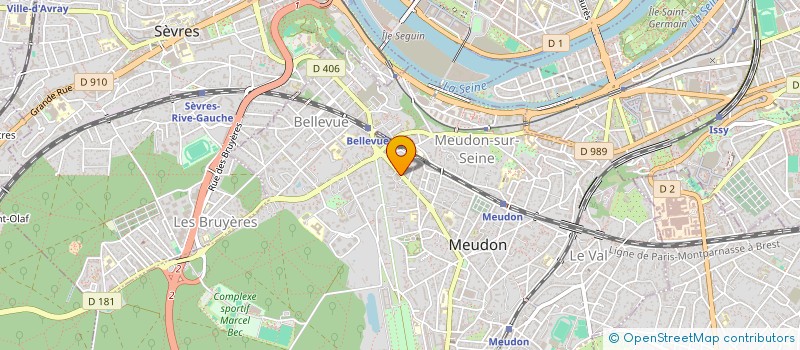 localisation de l'entreprise RAYMOND IMMOBILIER à MEUDON