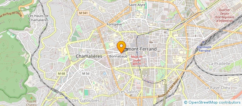 localisation de l'entreprise RAYMOND IMMOBILIER  CLERMONT-FERRAND
