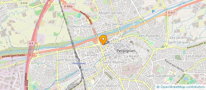 localisation de l'entreprise RAYMOND INVEST  PERPIGNAN