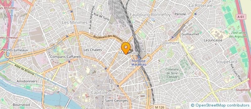 localisation de l'entreprise RAYMOND IV  TOULOUSE