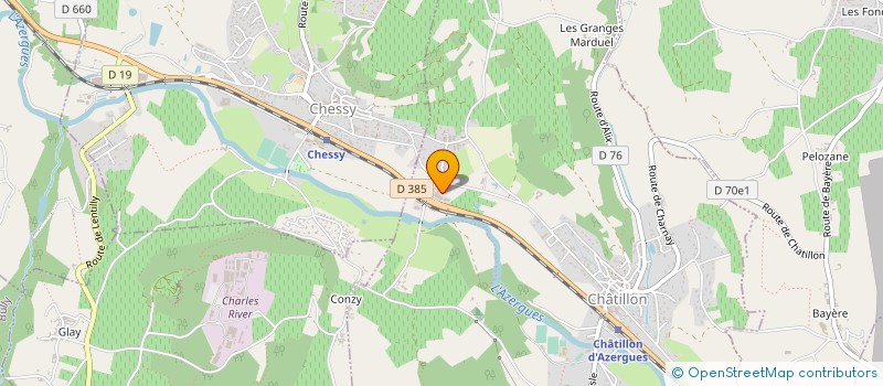 localisation de l'entreprise RAYMOND MATHELIN ET FILS  CHATILLON