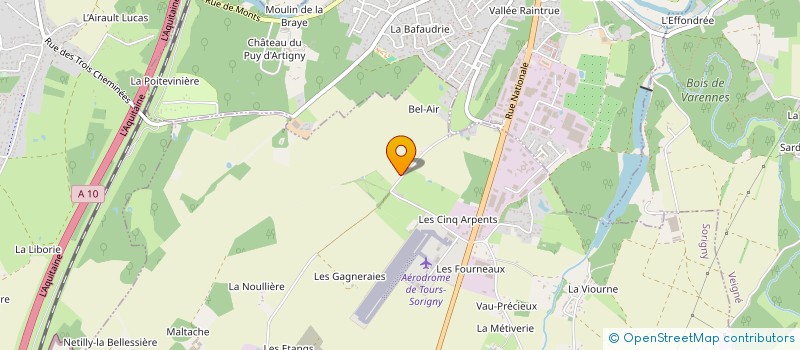 localisation de l'entreprise RAYMOND VION SARL  SORIGNY