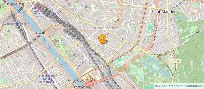 localisation de l'entreprise RAYMONDE CLAIR  PARIS