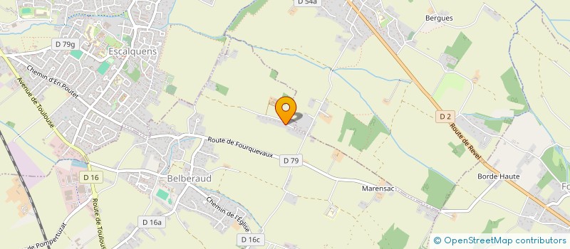 localisation de l'entreprise RAYMONDE HEBRAUD à POMPERTUZAT