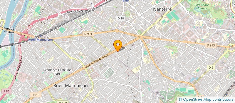 localisation de l'entreprise RAYMY RENOVTECH à NANTERRE