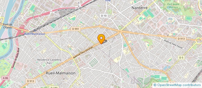 localisation de l'entreprise RAYMYA à NANTERRE