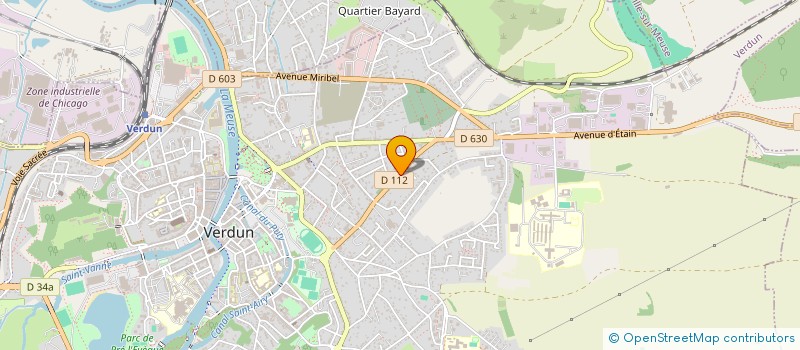 localisation de l'entreprise RAYNAL à VERDUN