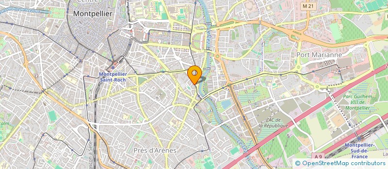 localisation de l'entreprise RAYNAL AGENCEMENT à MONTPELLIER