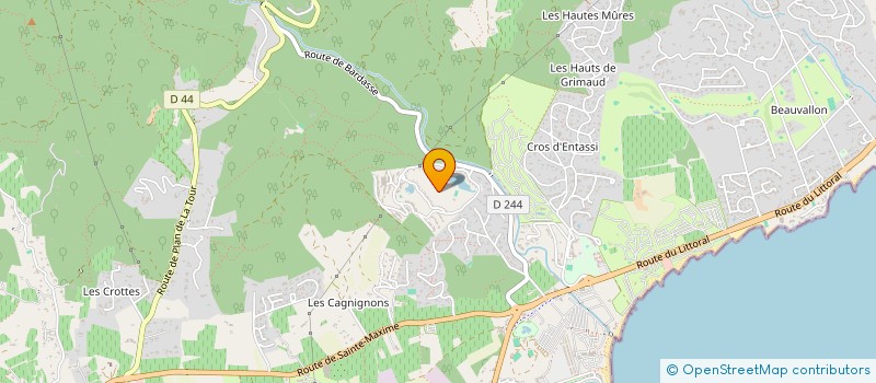 localisation de l'entreprise RAYNAL CLOTILDE ET PHILIPPE  LA MOLE