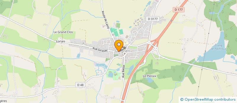 localisation de l'entreprise RAYNAL GERARD  GUIGNEN