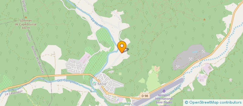 localisation de l'entreprise RAYNAL RICHELET  LA MOLE