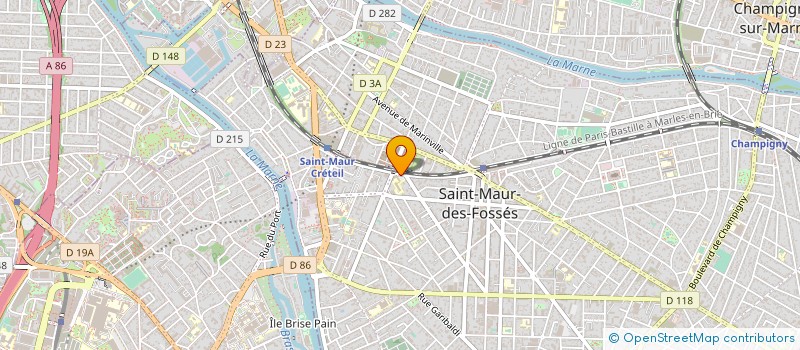 localisation de l'entreprise RAYNAL VIDAL SEREY-EIFFEL MAMANE  SAINT-MAUR-DES-FOSSES