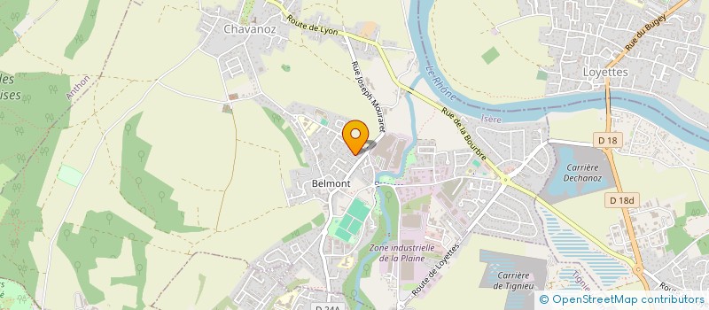 localisation de l'entreprise RAYNALD VTC  CHAVANOZ