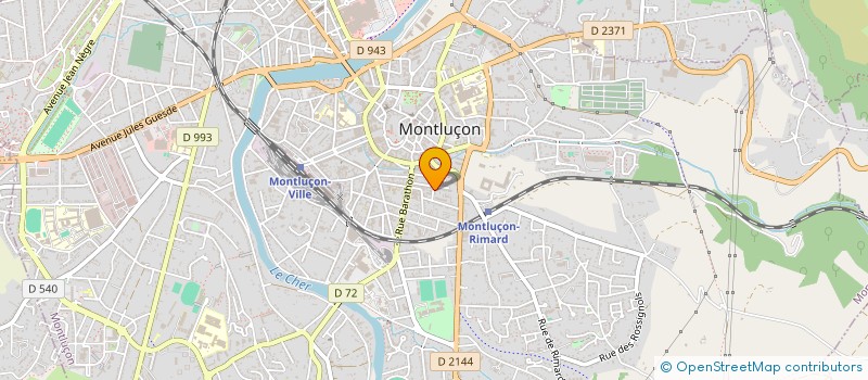localisation de l'entreprise RAYNARD-KOPP à MONTLUCON