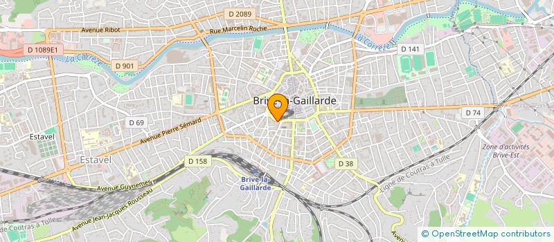 localisation de l'entreprise RAYNAUD AVOCAT CONSEIL  BRIVE-LA-GAILLARDE