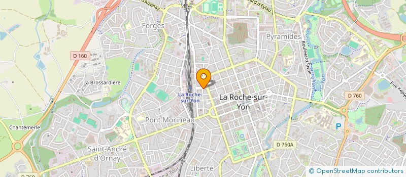 localisation de l'entreprise RAYNEAU à LA ROCHE-SUR-YON