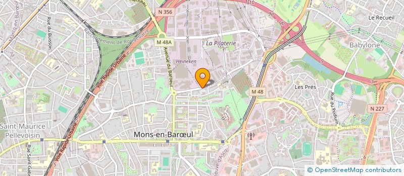 localisation de l'entreprise RAYNER à GENNEVILLIERS