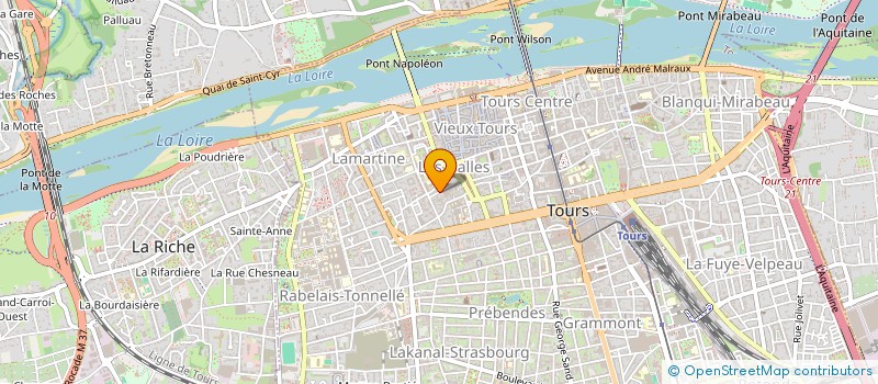 localisation de l'entreprise RAYNETT  TOURS