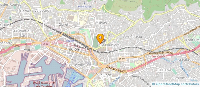 localisation de l'entreprise RAYNOUARD  TOULON