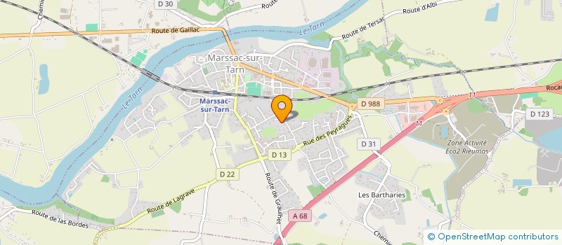 localisation de l'entreprise RAYNOV CONSEIL ET DECORATION  TECOU